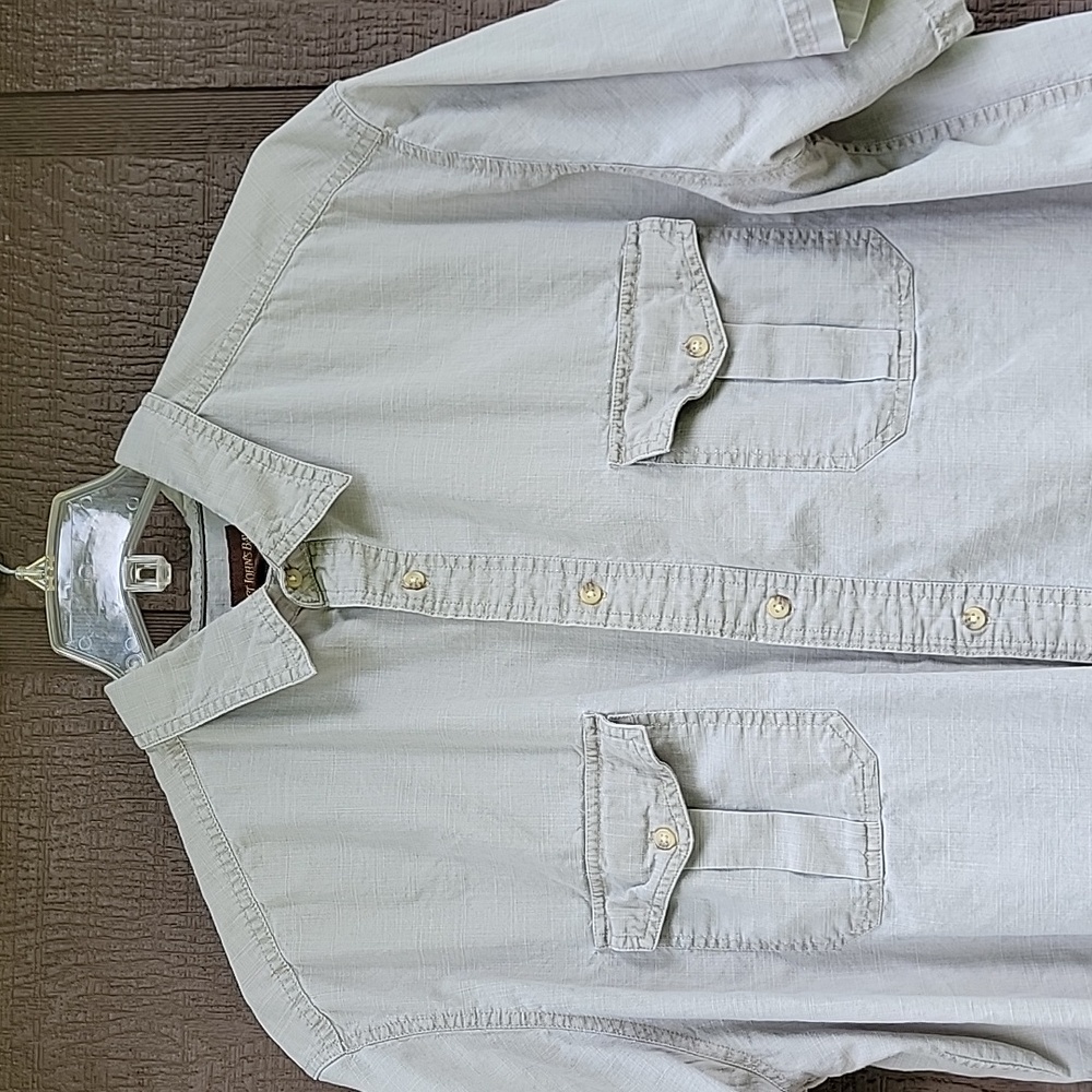 St John's Bay shirt size 2XL in gray